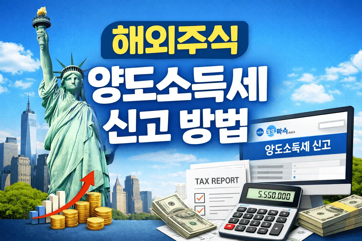 해외주식 양도소득세 신고 방법 정리 (처음이라면 꼭 읽어보세요) - 유리수
